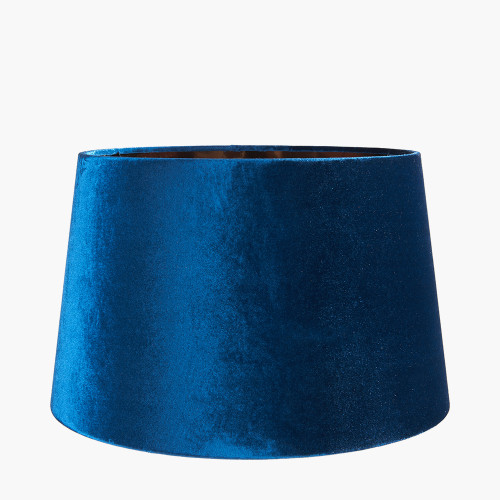 30cm Sapphire Velvet Tapered Cylinder Shade