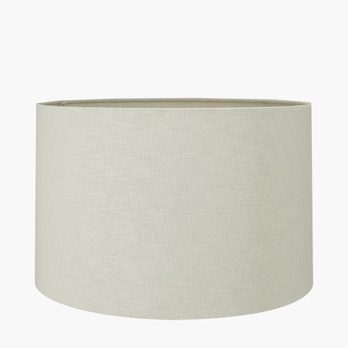 Lino 30cm Cream Self Lined Linen Drum Shade