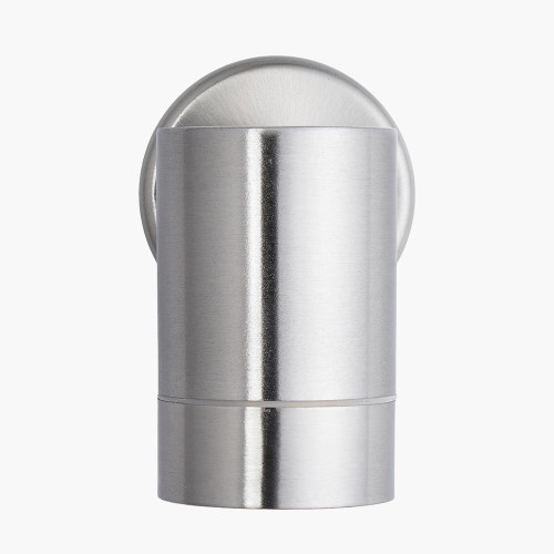 Brushed Steel Metal Fixed Spot Wall Light