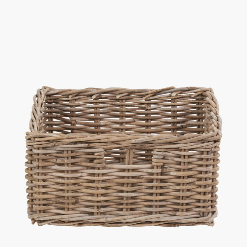 tobs® Grey Kubu Square Basket Inset Handles