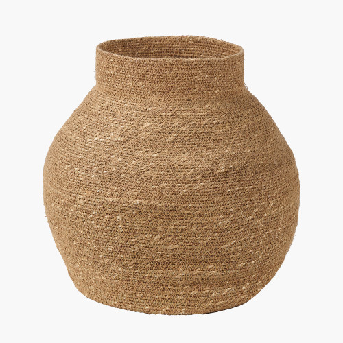 Seagrass Natural Urn Shaped Basket