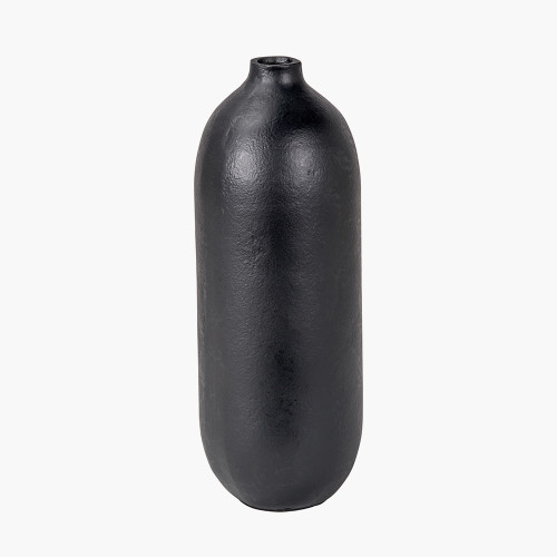 Black Metal Bullet Vase