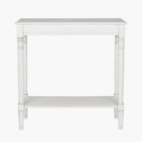 Elizabeth White Pine Wood Oblong Console K/D