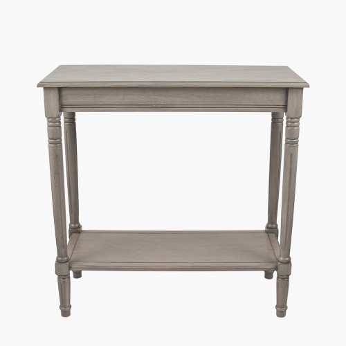 Taupe Pine Wood Rectangle Console K/D