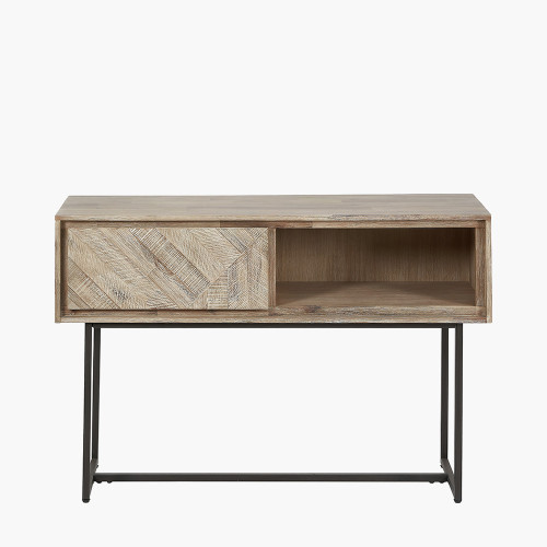 Marca Acacia Wood 1 Drawer Console Table