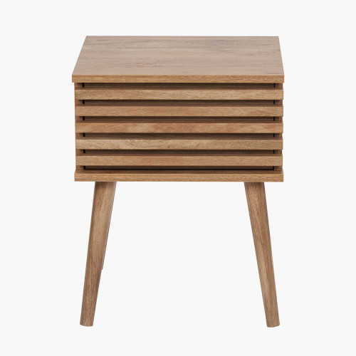 Larvik Natural Wood 1 Drawer Bedside Tab