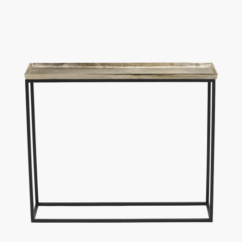 Franklin Gold Cast Metal Console Table