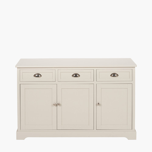 Croft Linen Pine 3 Door 3 Drawer Unit