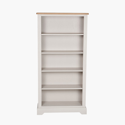 Fairford Oak White 5 Shelf Unit