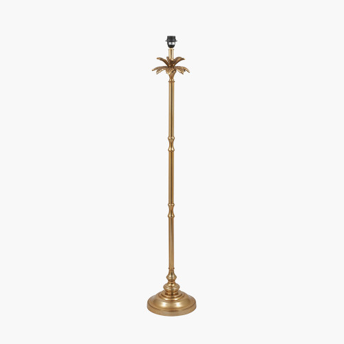 Gold Palm Tree Stick Floor Lamp
