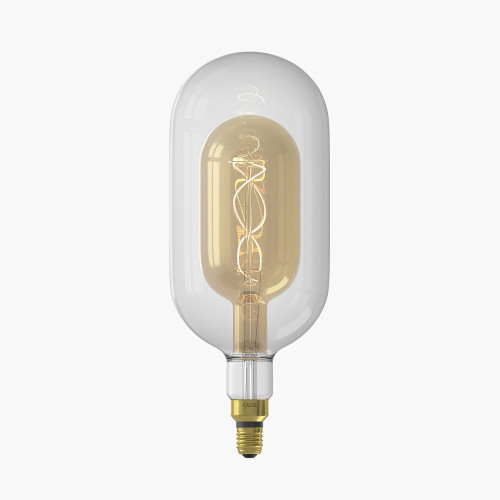 LED Clear and Amber Double Tube Organic E27 Bulb