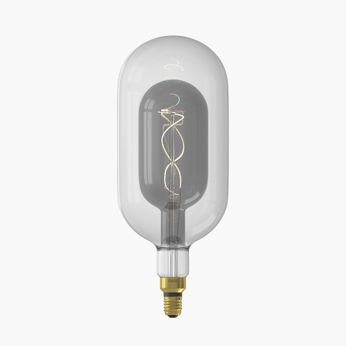 LED Clear and Smokey Double Tube Organic E27 Bulb