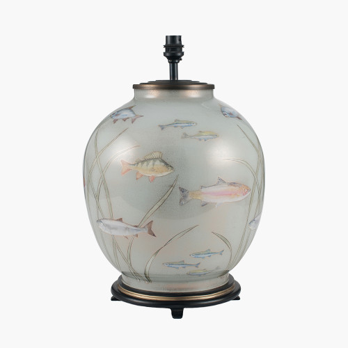 Fish Large Glass Table Lamp