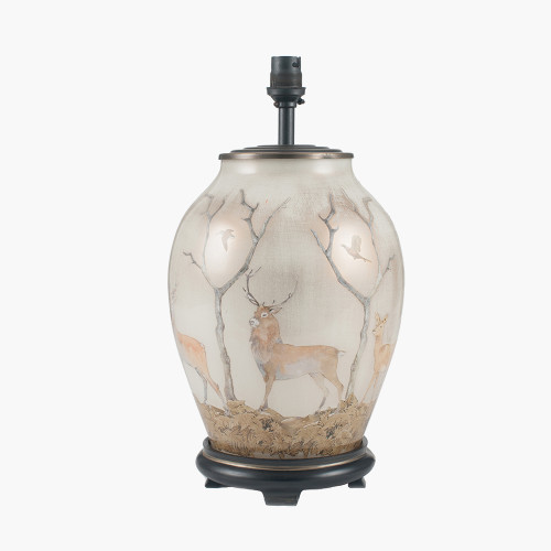 Deer Medium Glass Table Lamp