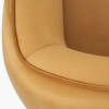 Lucca Gold Velvet and Metal Armchair