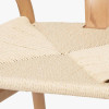 Quinn Natural Beech Wood and Natural Paper Rope Dining Chair