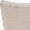 Sennori Taupe Teddy Fabric and Rubber Wood Occasional Chair