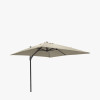 Glow Challenger T2 3m Square Champagne Free Arm Parasol