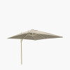 Glow Challenger T2 3m Square Sandstone / Champagne Free Arm Parasol