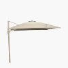 Glow Challenger T2 3m Square Sandstone / Champagne Free Arm Parasol