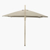 Glow Challenger T2 3m Square Sandstone / Champagne Free Arm Parasol