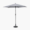 Riva 2.5m Round Luna Grey Parasol