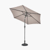 Riva 2.5m Round Taupe Parasol