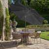 Riva 3m Round Anthracite Parasol