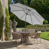 Riva 3m Round Luna Grey Parasol