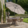 Riva 3m Round Taupe Parasol