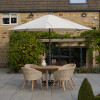 Riva 3.5m Round Champagne Parasol