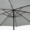 Riva 3.5m Round Luna Grey Parasol