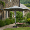 Riva 3.5m Round Luna Grey Parasol