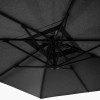 Icon Premium T1 4mx3m Rectangular Premium Faded Black Parasol