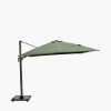 Challenger T2 3m Square Olive Free Arm Parasol