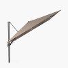 Glow Challenger T2 3m Square Premium Havana Taupe Free Arm Parasol