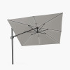 Glow Challenger T2 3m Square Premium Manhattan Grey Free Arm Parasol