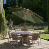 Riva Teak 3m Round Olive Parasol