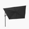 Challenger T2 3m Square Premium Faded Black Free Arm Parasol