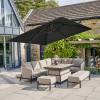 Challenger T2 3m Square Premium Faded Black Free Arm Parasol