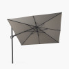 Challenger T2 3m Square Premium Manhattan Grey Free Arm Parasol