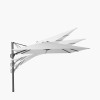 Challenger T2 3m Square Premium Manhattan Grey Free Arm Parasol