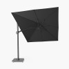 Challenger T2 3.5 x 2.6m Rectangular Premium Faded Black Free Arm Parasol