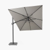 Challenger T2 3.5 x 2.6m Rectangular Premium Manhattan Grey Free Arm Parasol