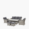 Stone Grey Antigua Lounge Set with Ceramic Top