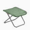 Tobs Outdoor Green Foldable Loungers and Footstools Set