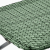 Tobs Outdoor Green Foldable Loungers and Footstools Set