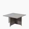 Barbados Slate Grey Outdoor Square Corner Seating Set with Ceramic Top