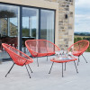 Rio Red Outdoor Seating Set