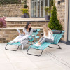 Rio Blue Outdoor Sunloungers